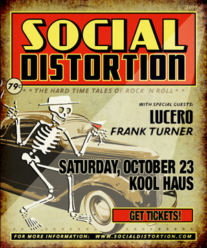 Social Distotion Tour Poster