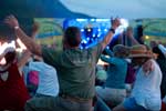Fun in the crowd at the Salmon Arm Roots & Blues Fest